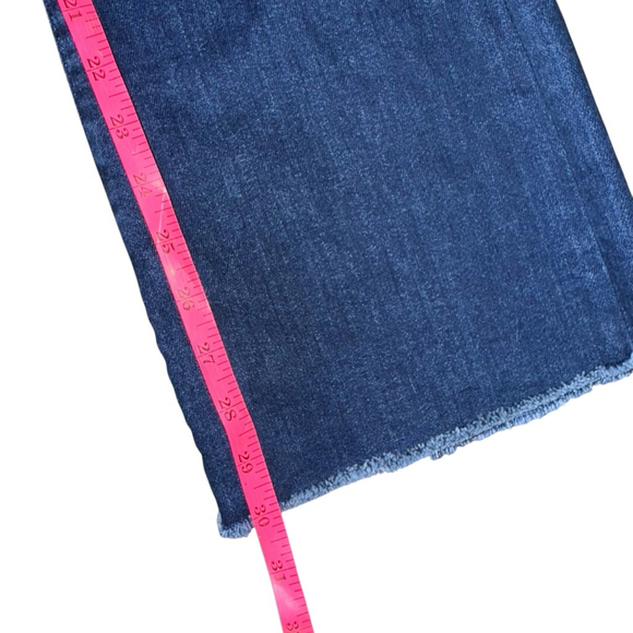 Anthropologie Pilcro Jeans Size 27x 30 Flare Dark wide leg trendy designer - Picture 4 of 7